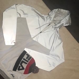 Men’s Fila Windbreaker & Knit Hat